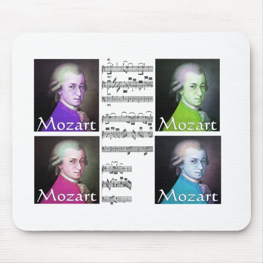 Mozart Lovers Gifts Muismat (Voorkant)