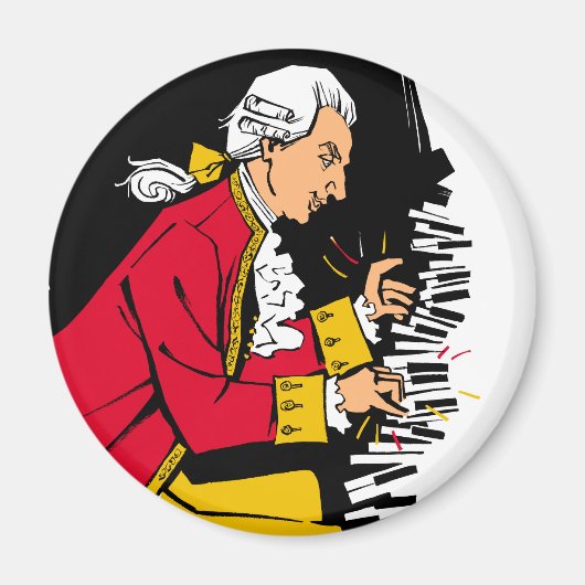 Mozart Magneet (Voorkant)