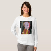 Mozart met een T-shirt met "Soortgelijke" (Voorkant volledig)