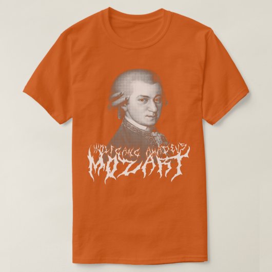 Mozart Metal T-shirt (Design voorkant)