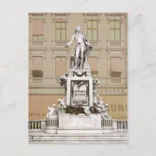 Mozart Monument in Wenen Briefkaart