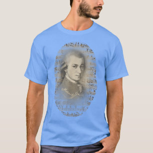 Mozart Mozart Portret Klassieke Muziek Lover Gift T-shirt