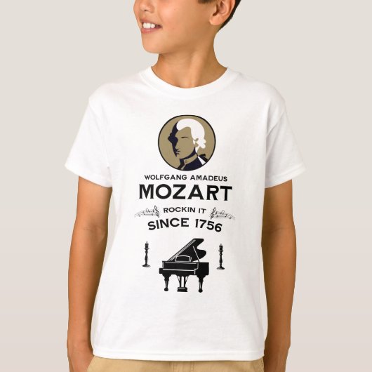 Mozart Music Lover Gift T-shirt (Voorkant)