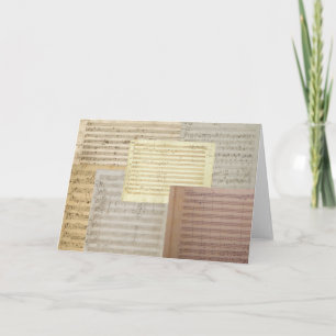 Mozart Music Manuscripts Kaart