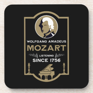 Mozart Muziek Liefhebber Cadeau Bier Onderzetter