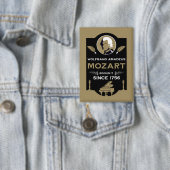 Mozart Muziek Liefhebber Cadeau Button (Insitu)