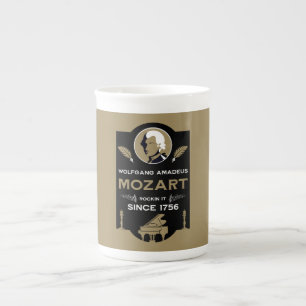 Mozart Muziek Liefhebber Cadeau Porselein Kop