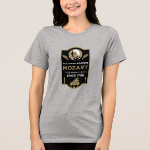 Mozart Muziek Liefhebber Cadeau Tri-Blend Shirt
