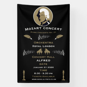 Mozart Muziekconcert Spandoek