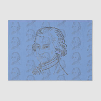 Mozart, muziekdocent, muziekstudent, muziekcadeau tissuepapier