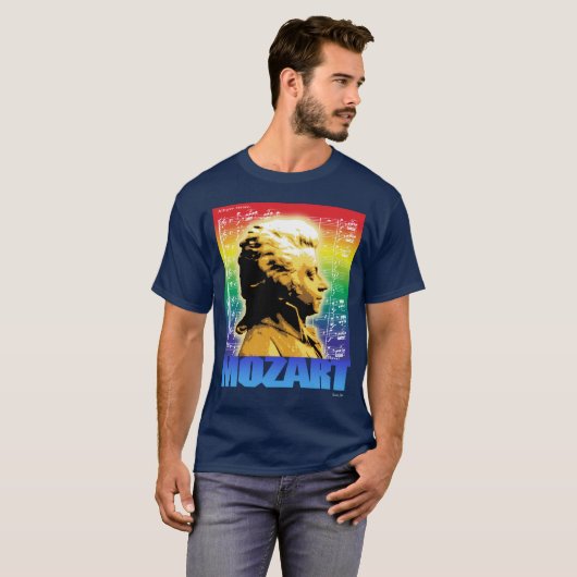 MOZART OP DARK T-SHIRT (Voorkant volledig)