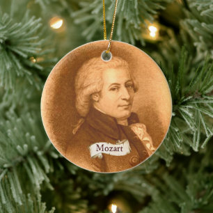 Mozart Ornament - Aangepaste  kunstversiering