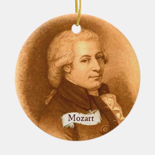 Mozart Ornament - Aangepaste  kunstversiering (Voorkant)