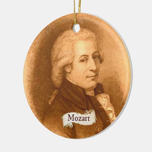 Mozart Ornament - Aangepaste kunstversiering (Links)