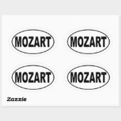 Mozart Oval Sticker (Vel)