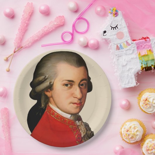 Mozart Papieren Bordje (Feest)