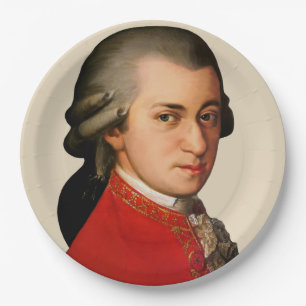 Mozart Papieren Bordje