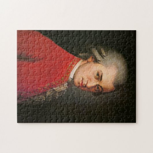 Mozart Portrait Legpuzzel (Horizontaal)