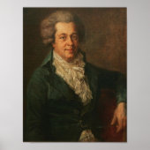Mozart Portrait Poster (Voorkant)