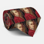 Mozart Portrait Stropdas (Opgerold)