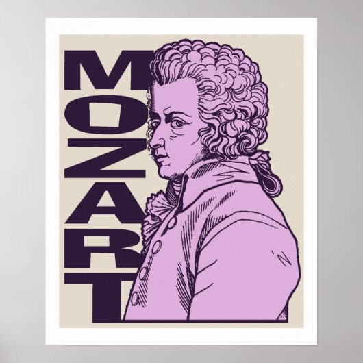 Mozart Poster (Voorkant)