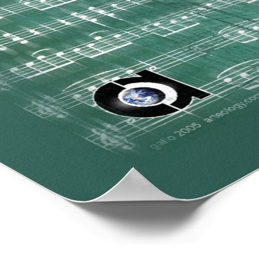 Mozart Poster (Hoek)