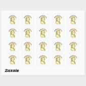Mozart-rella Funny Music Cheese Pun Sticker (Vel)
