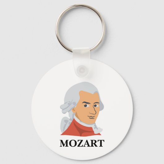 Mozart sleutelhanger (Voorkant)