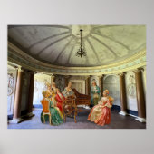 Mozart speelt klavecimbel poster (Voorkant)