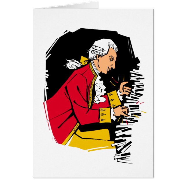 Mozart speelt piano (Voorkant)