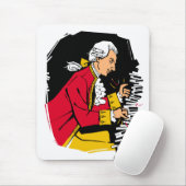 Mozart speelt piano muismat (Met muis)