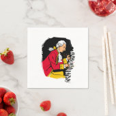 Mozart speelt piano servet (Insitu)