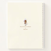 Mozart Spelen Violin Gepersonaliseerde Musicians Notitieboek (Achterkant)