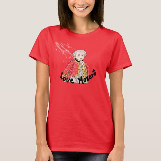 Mozart T-shirt (Voorkant)