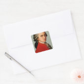 mozART Vierkante Sticker (Envelop)