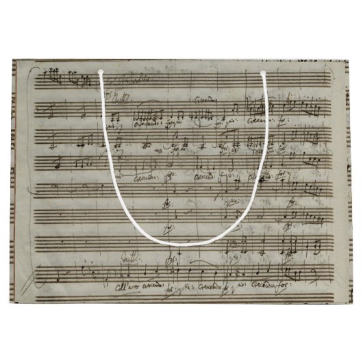Mozart Violin Concerto Manuscript Large Cadeautasje (Voorkant)