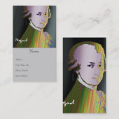 Mozart Visitekaartje (Voorkant / Achterkant)