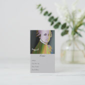 Mozart Visitekaartje (Staand voorkant)