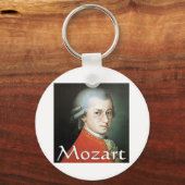 Mozartgiften voor muziekliefhebbers sleutelhanger (Voorkant)