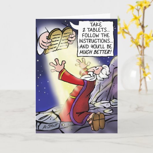 Mozes: "Beter"! - Kaart (Gele Bloem)