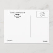 Mozes Briefkaart (Achterkant)