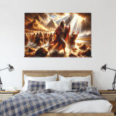 Mozes Canvas Afbeelding 3 (Insitu (Slaapkamer))