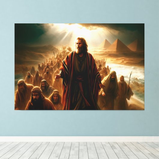 Mozes Canvas Afbeelding 5 (Insitu (Houten vloer))