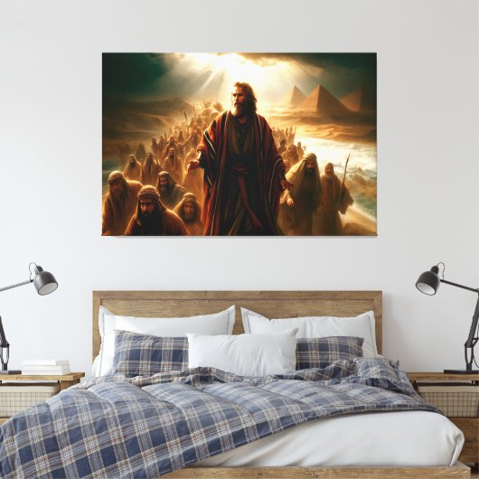 Mozes Canvas Afbeelding 5 (Insitu (Slaapkamer))