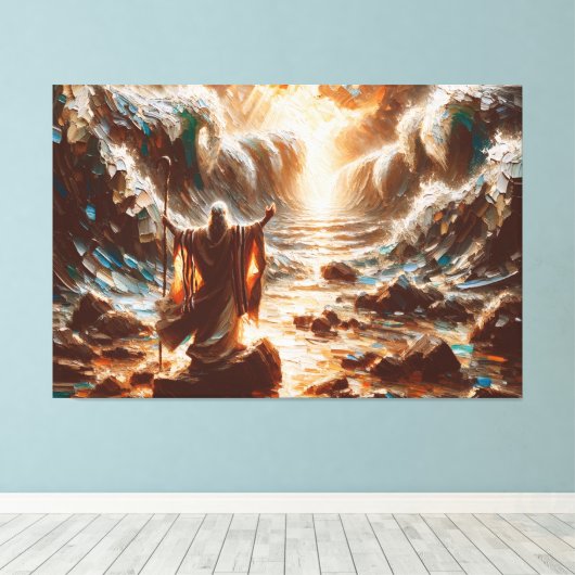 Mozes Canvas Afbeelding 7 (Insitu (Houten vloer))