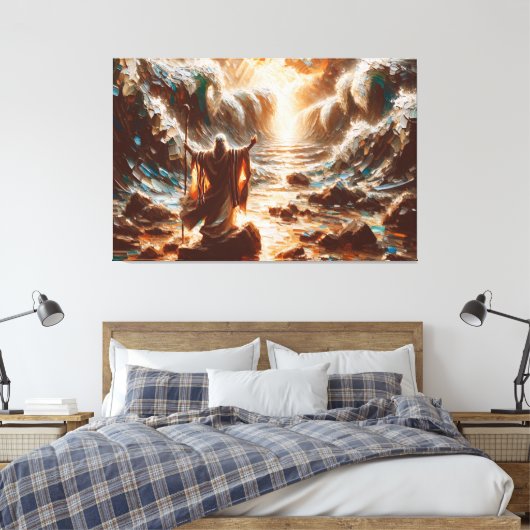Mozes Canvas Print Afbeelding 7 (Insitu (Slaapkamer))
