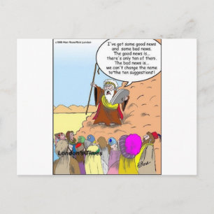 Mozes & De Tien Suggesties Grappige Cadeaus & T-sh Briefkaart