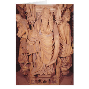 Mozes, detail van het zeshoekige voetstuk