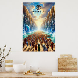 Mozes die de Rode Zee splijt Poster