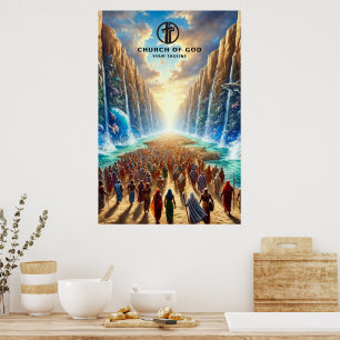 Mozes die de Rode Zee splijt Poster